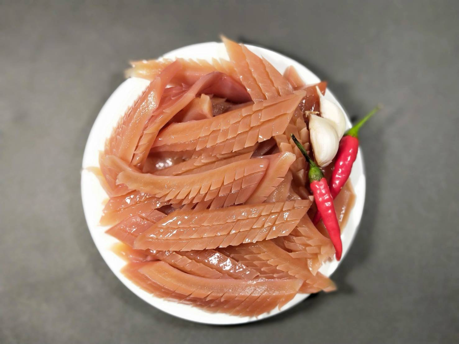 魷魚(泡水.刻花)-客訂品(圖)
